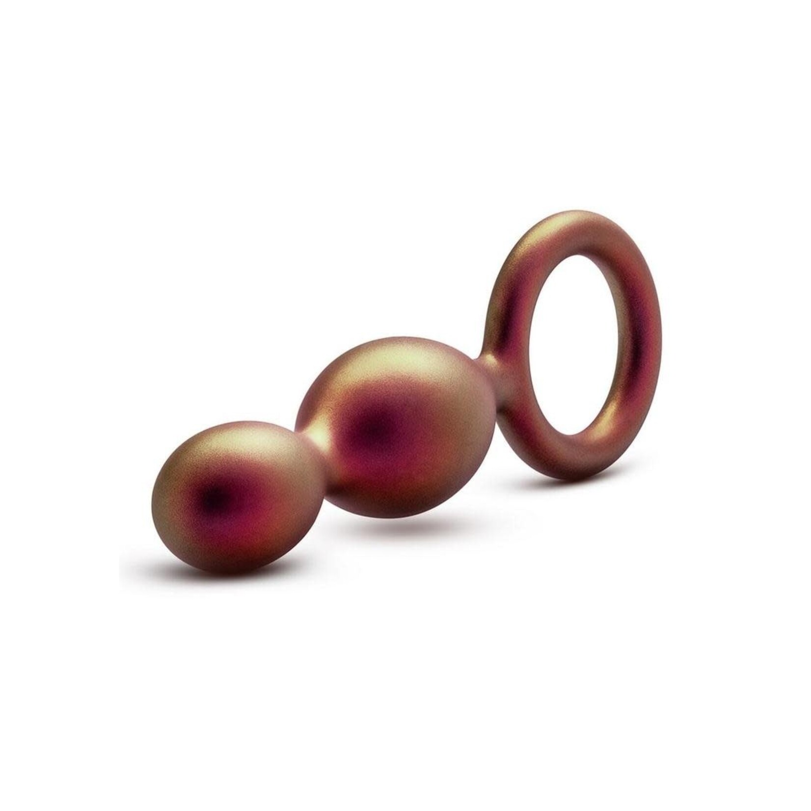 Anal Adventures Matrix Duo Loop Silicone Plug - Copper