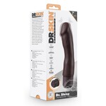 Dr. Skin Silicone Dr. Steve Vibrating Dildo 7in - Chocolate