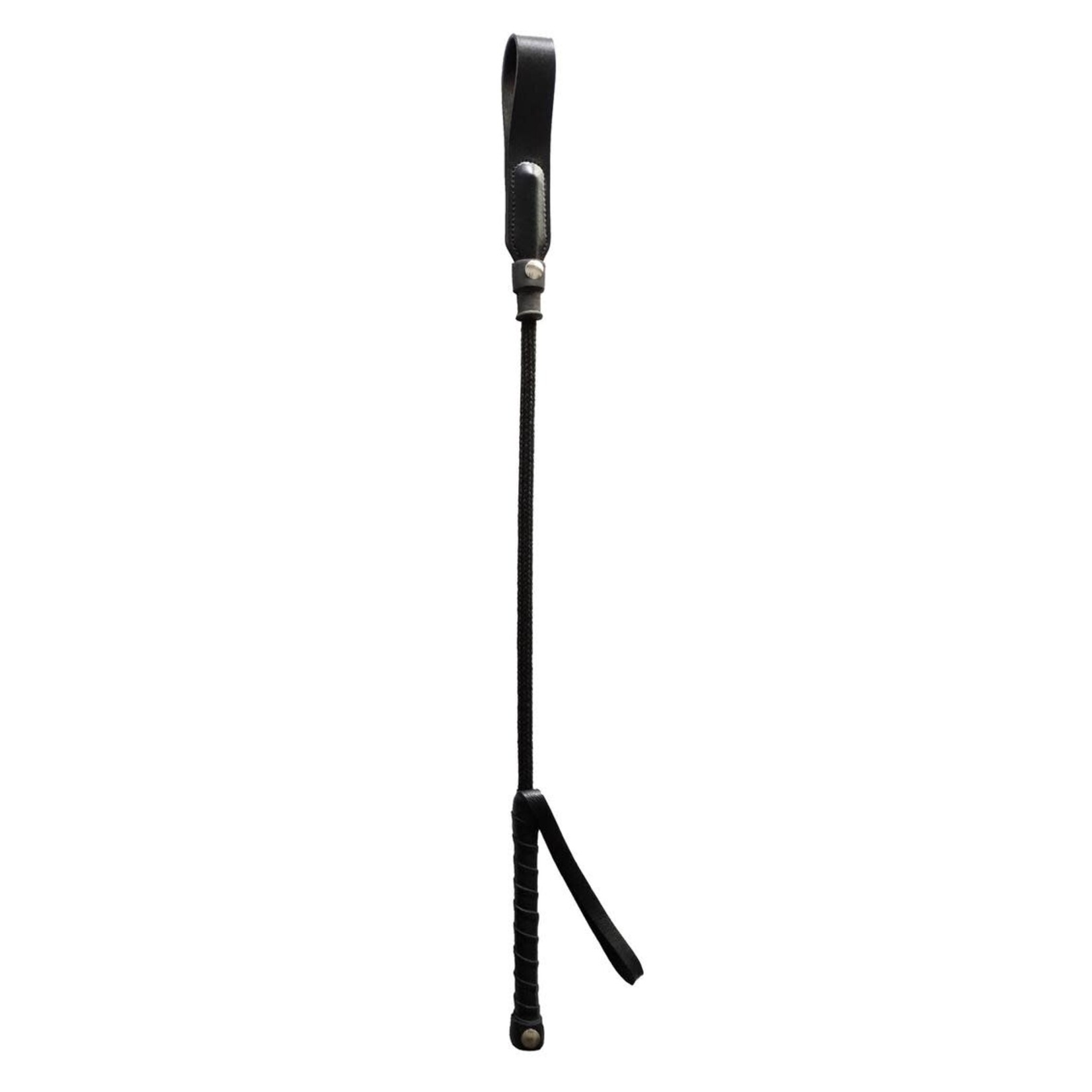 Rouge Fifty Times Hotter Short Riding Crop Slim Tip 20in - Black