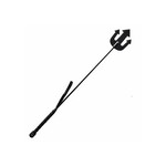 Rouge Devil Leather Riding Crop - Black