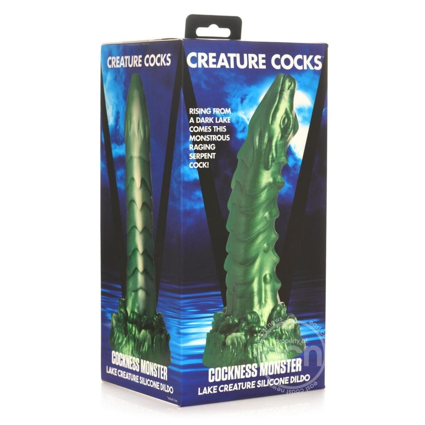 Creature Cocks Cockness Monster Lake Creature Silicone Dildo - Multicolor