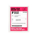 Frisky Anal Itch Relief Inc Prank Gift - Red