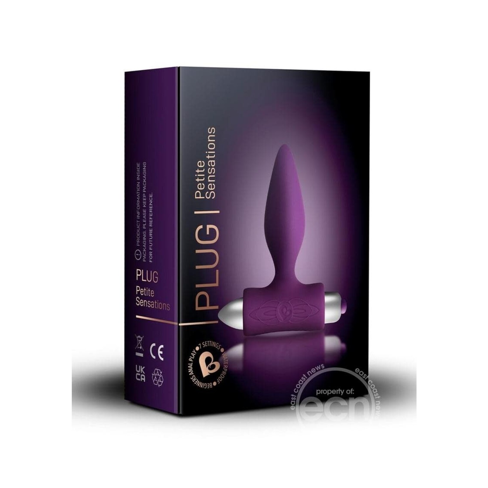 Rocks-Off Petite Sensations Plug 7 Speed-Purple