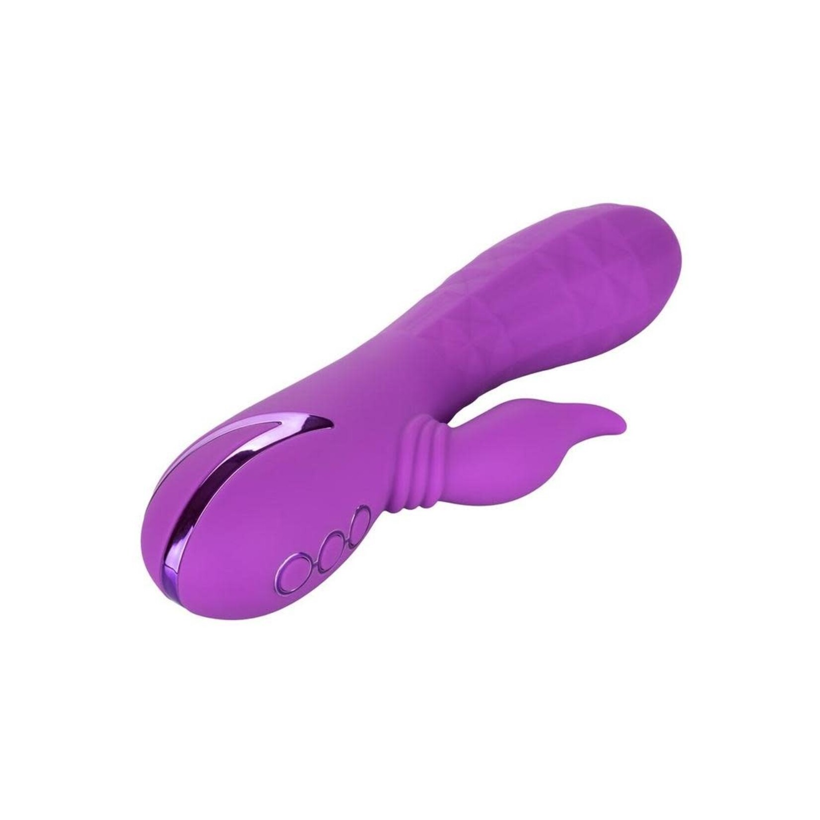 California Dreaming Valley Vamp Rechargeable Silicone Vibrating Massager - Purple