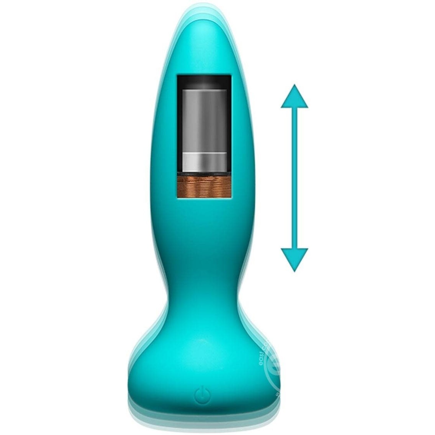 A-play Thrust Adventurous Anal Plug With Remote Control -Teal