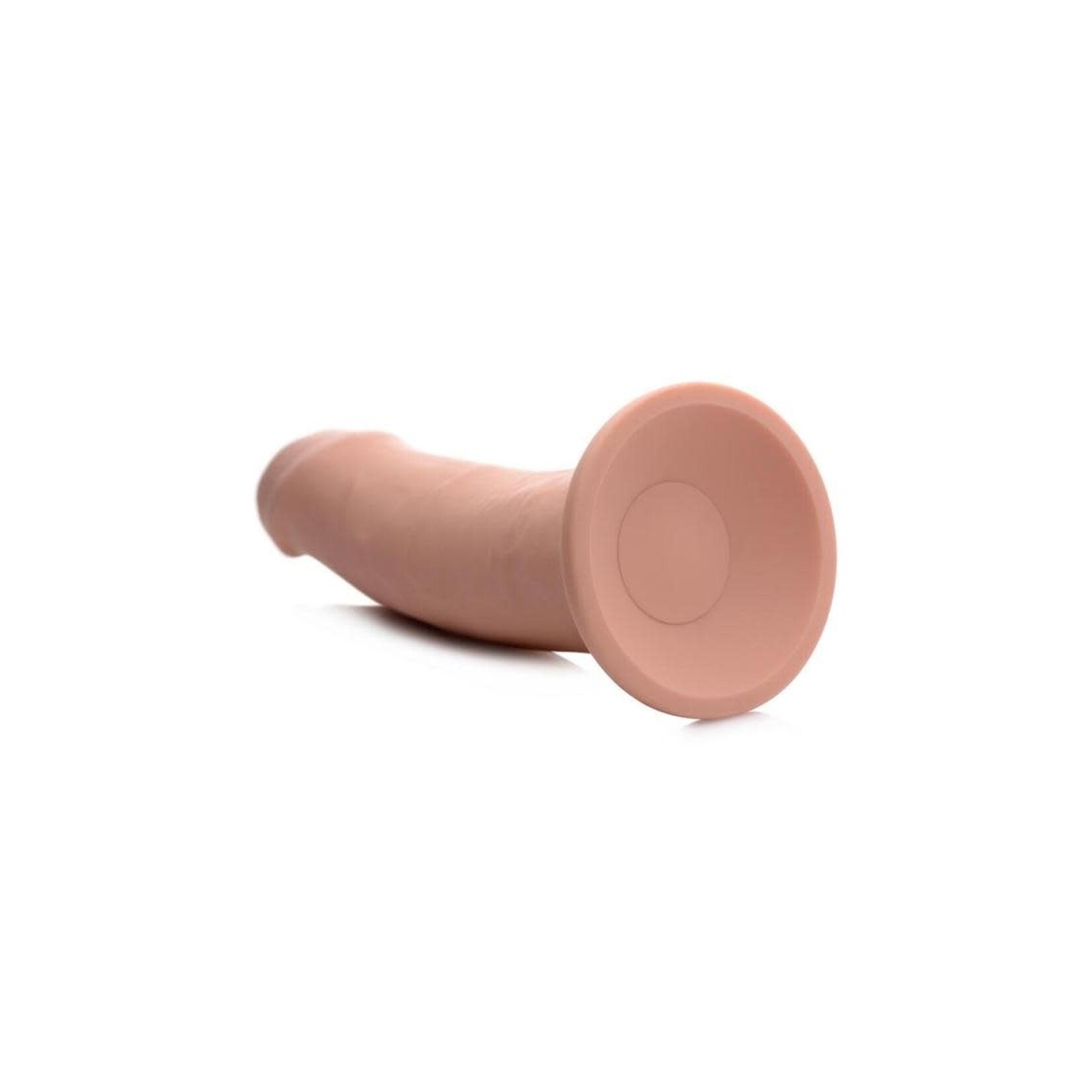 Swell 7X Inflatable & Vibrating Silicone Rechargeable Dildo With Remote Control 7in - Vanilla