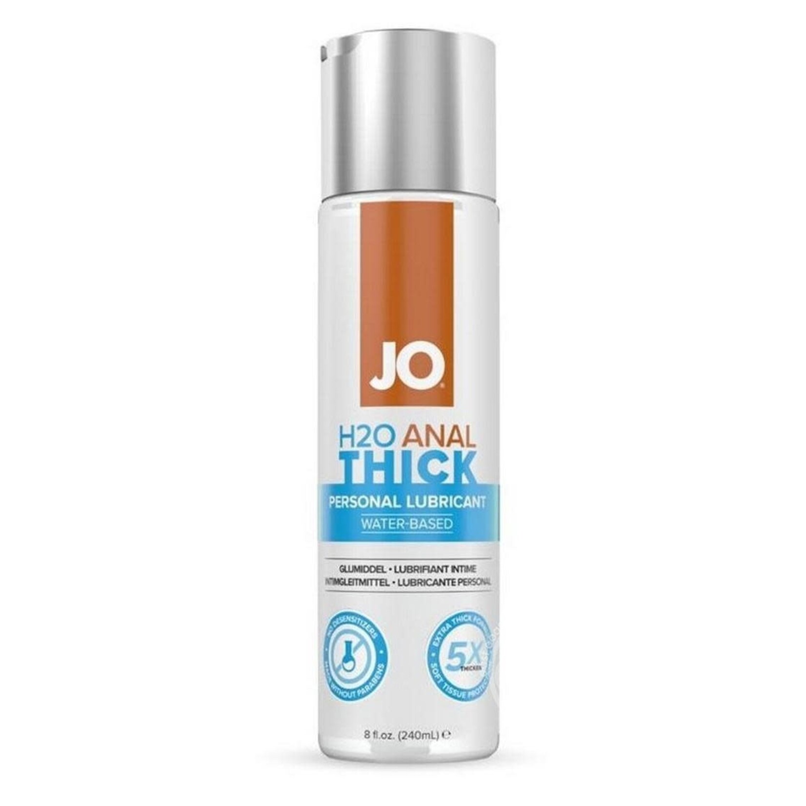 JO Anal Water Based Thick Lubricant 8oz.