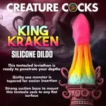Creature Cocks King Kraken Silicone Dildo - Multicolor