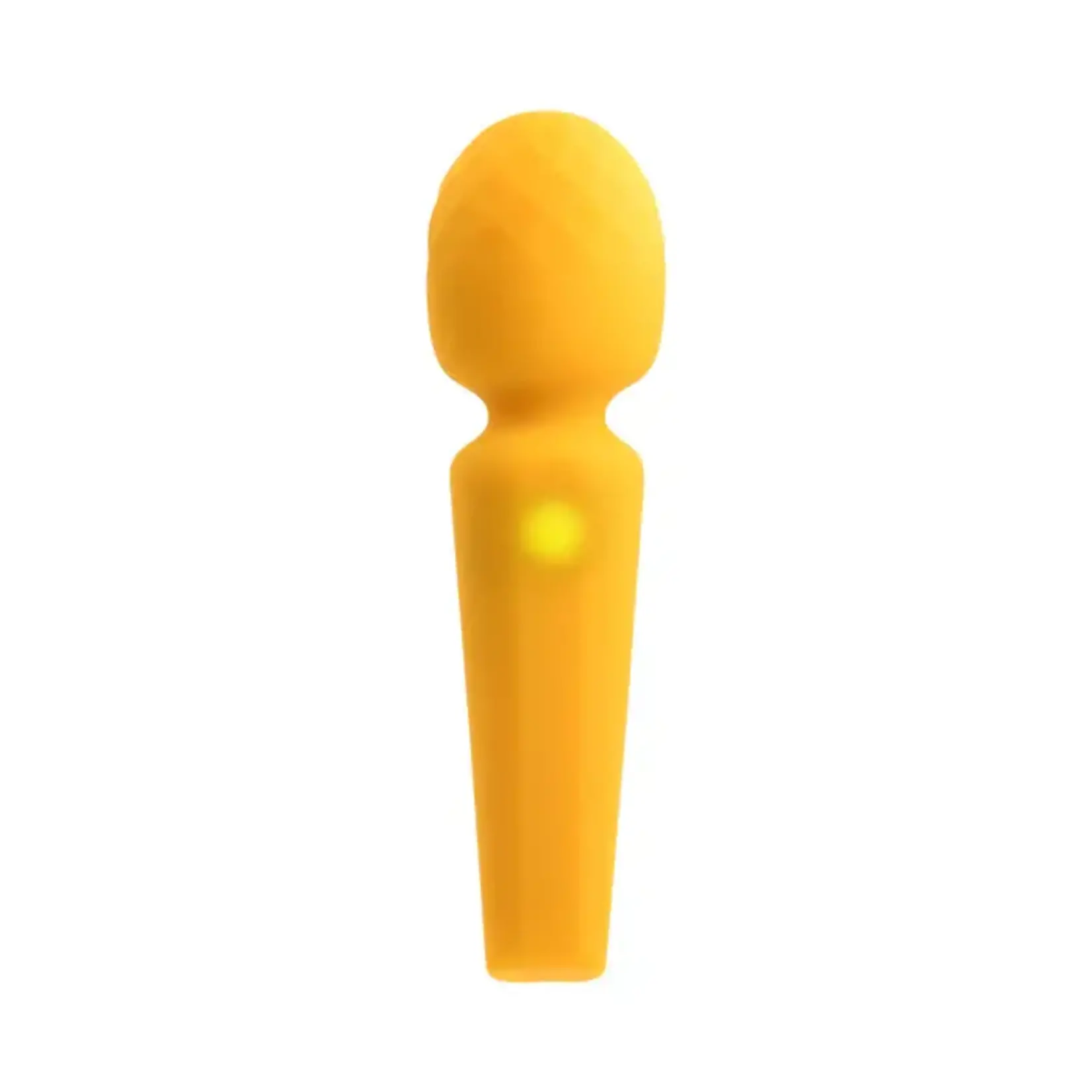 Evolved Sunshine Rechargeable Silicone Wand Vibrator Yellow