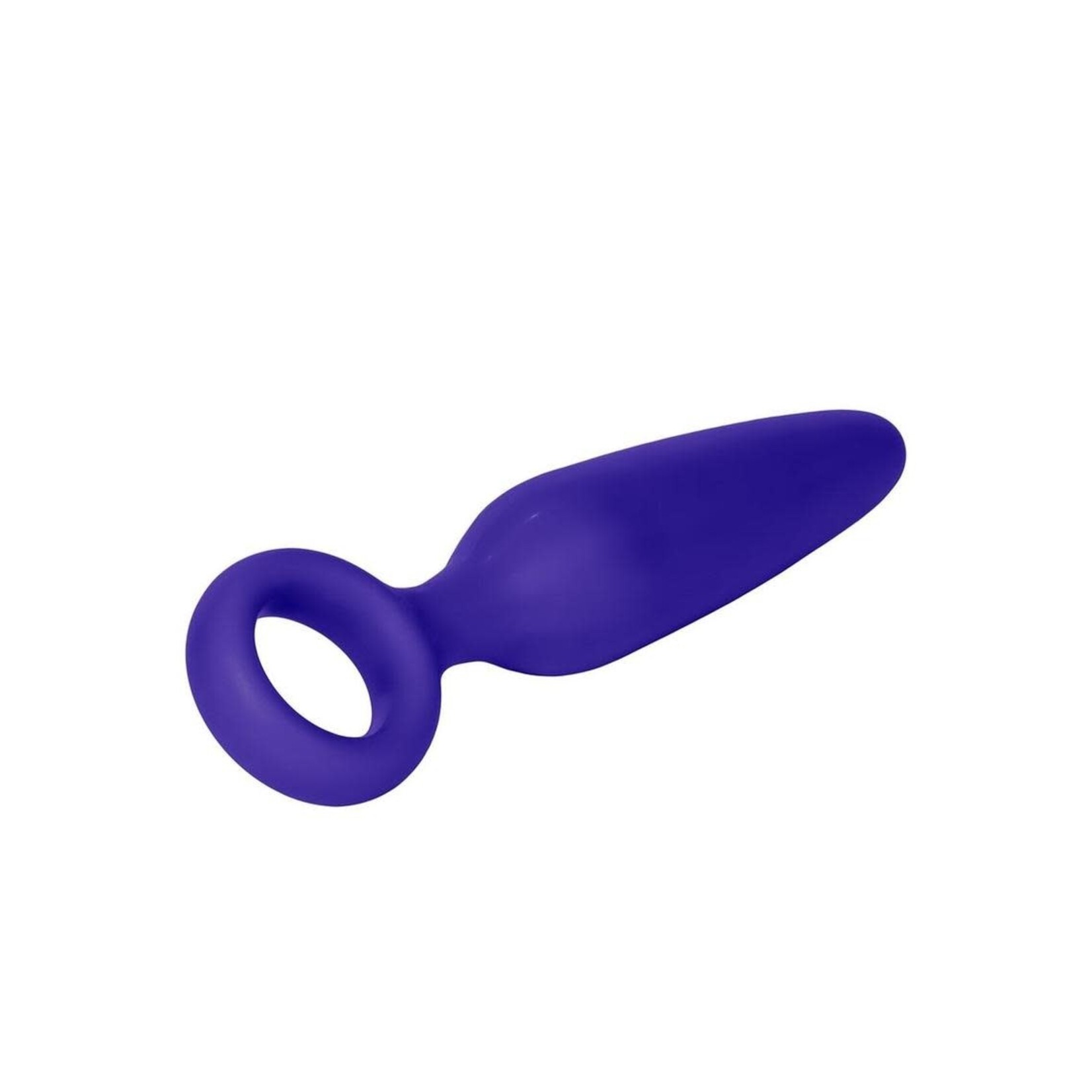 Booty Call Booty Glider Silicone Vibrating Butt Plug with Remote Control - Purple