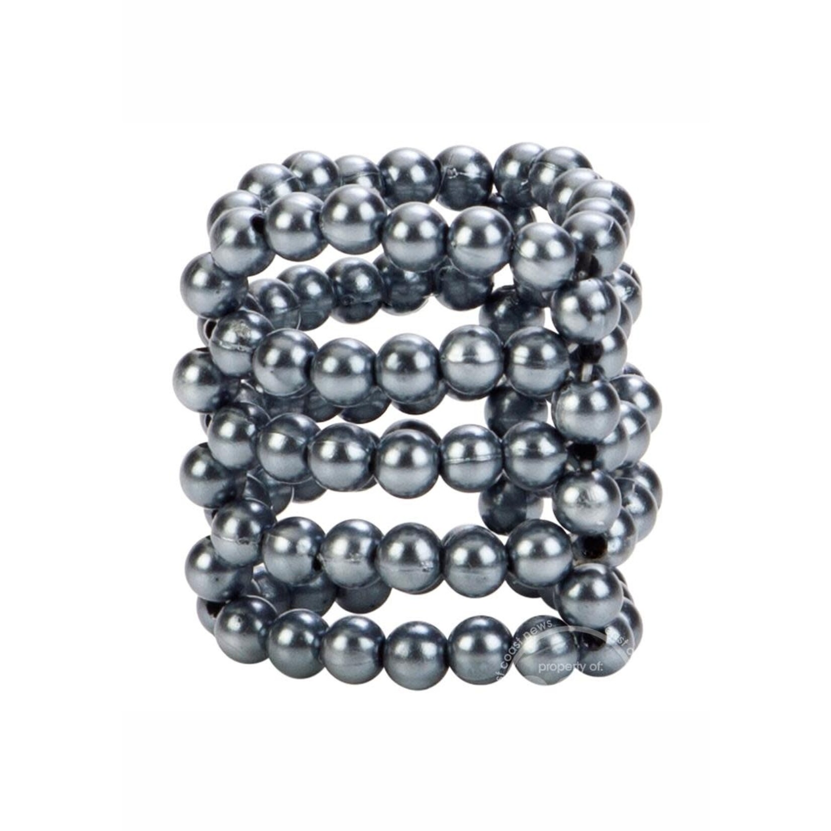 Ultimate Stroker Beads Cock Ring - Silver