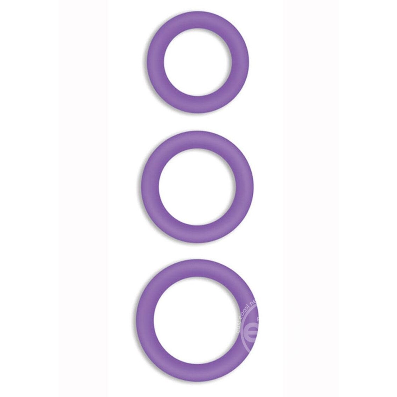 Firefly Halo Medium Silicone Cock Ring Glow In The Dark -Purple