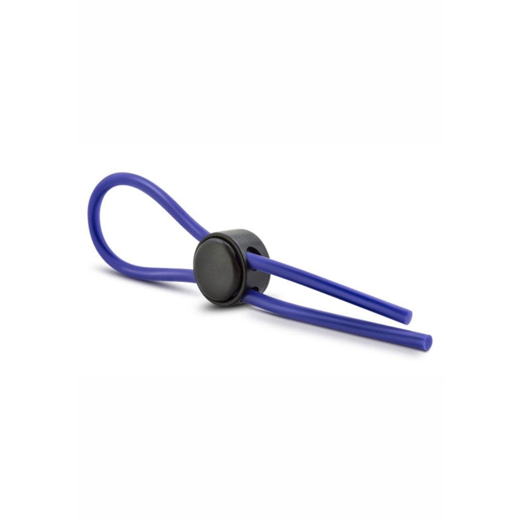 Stay Hard Silicone Loop Cock Ring - Blue