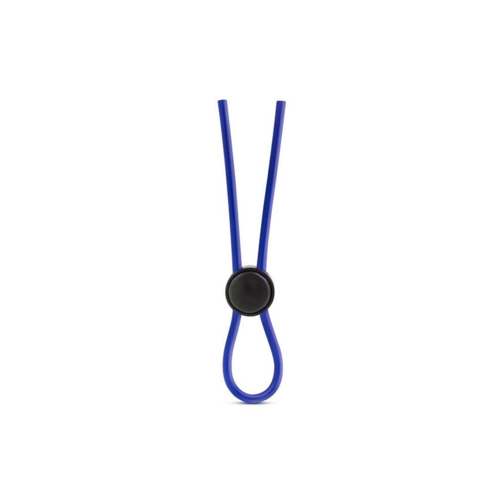 Stay Hard Silicone Loop Cock Ring - Blue