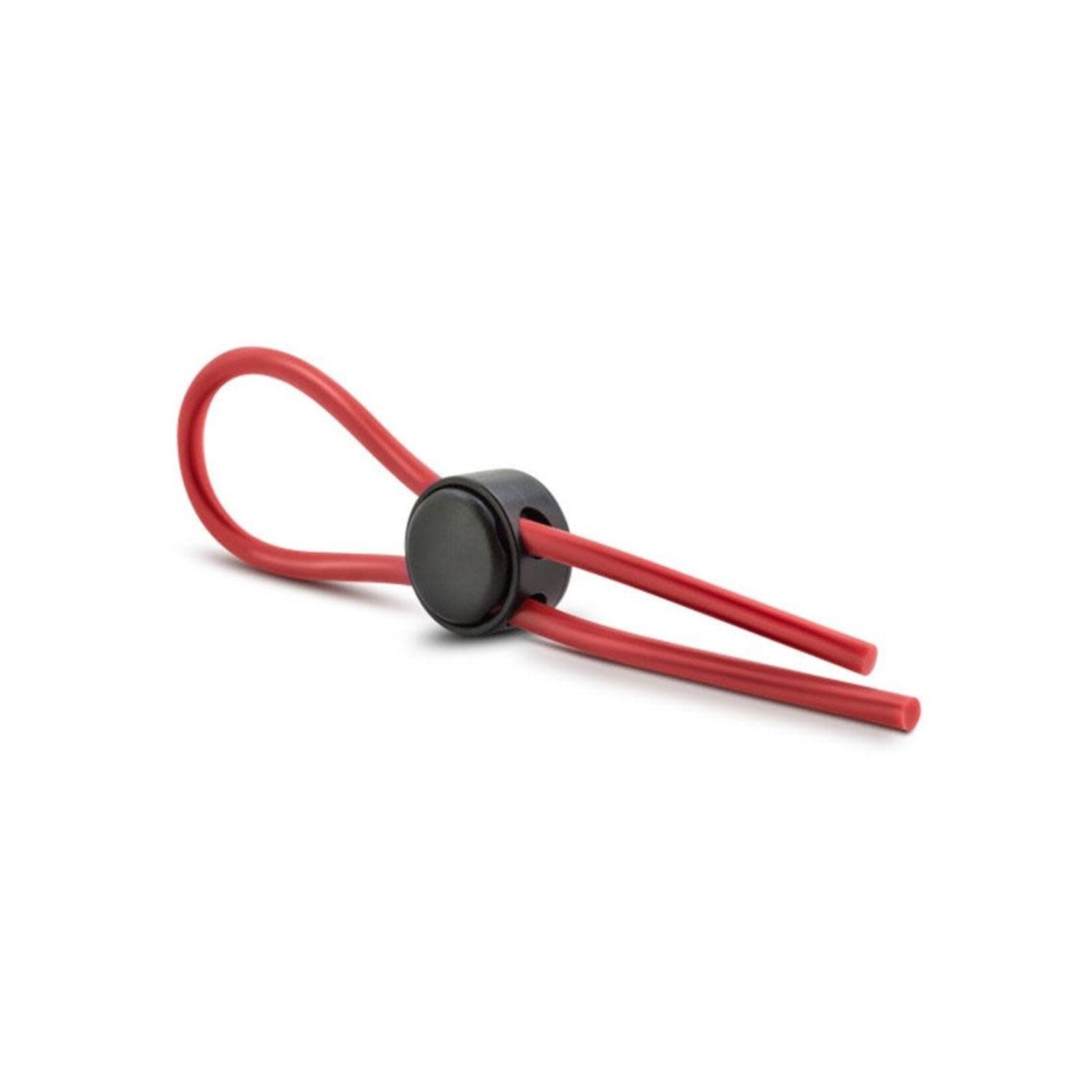 Stay Hard Silicone Loop Cock Ring - Red