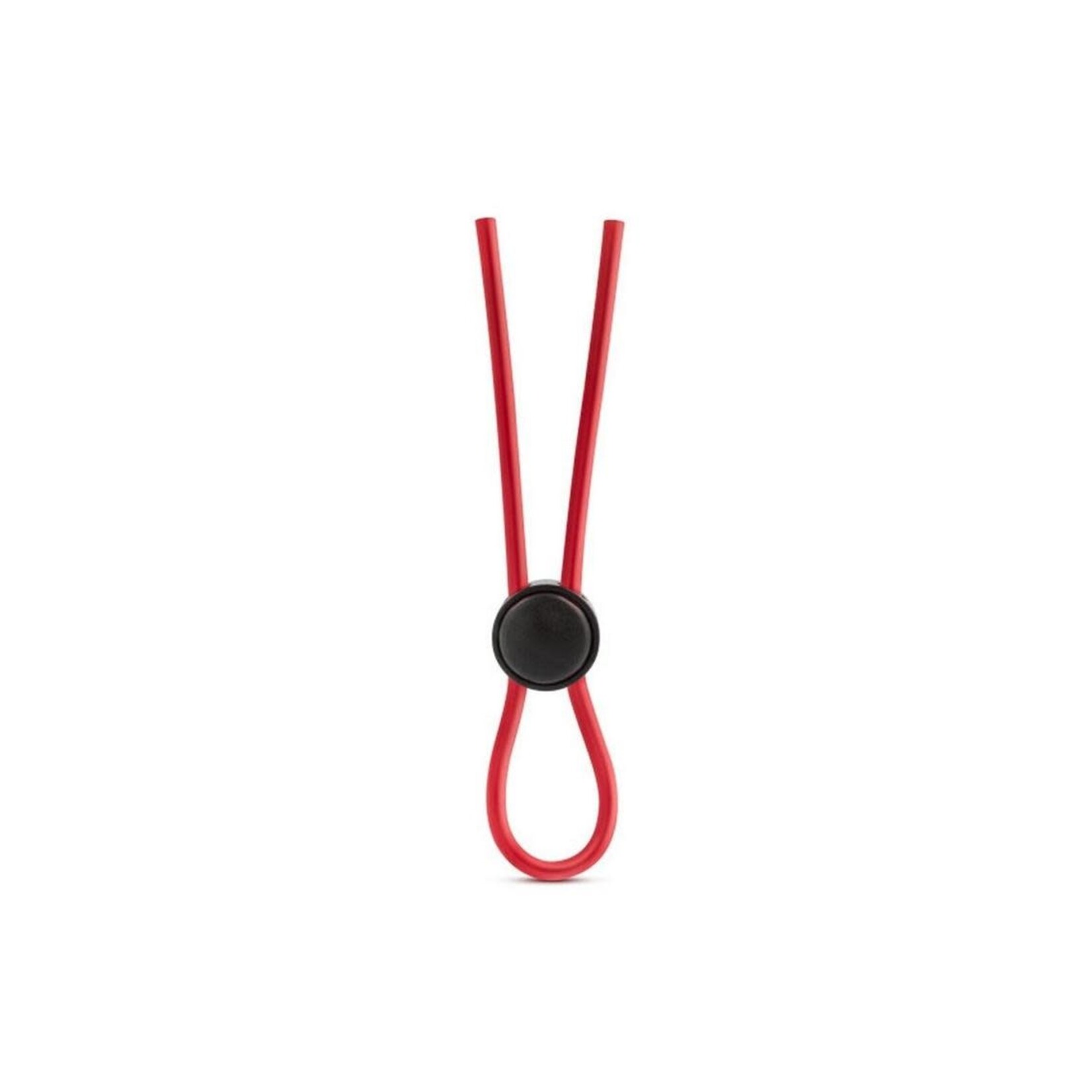 Stay Hard Silicone Loop Cock Ring - Red