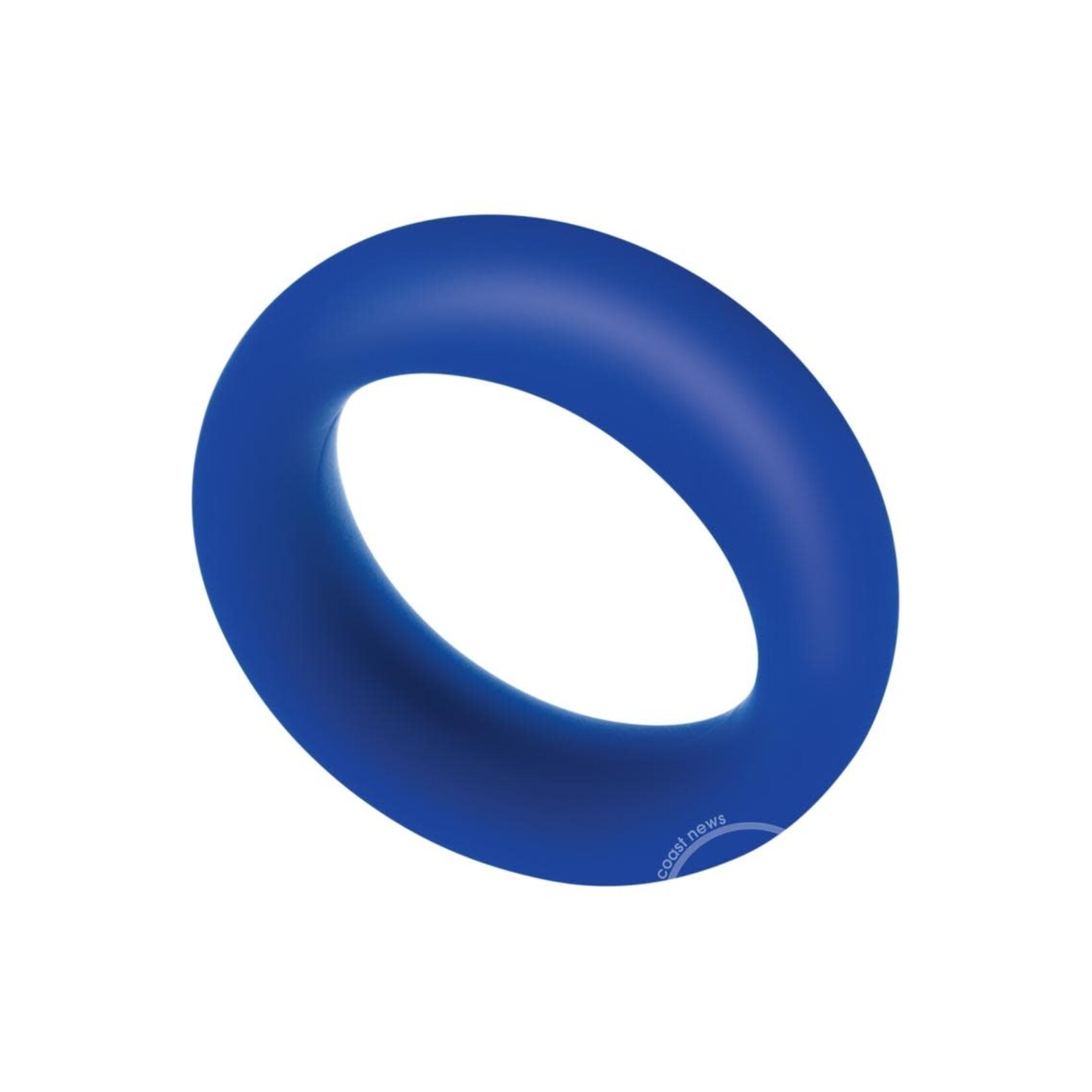 Zolo Extra Thick Silicone Cock Ring - Navy