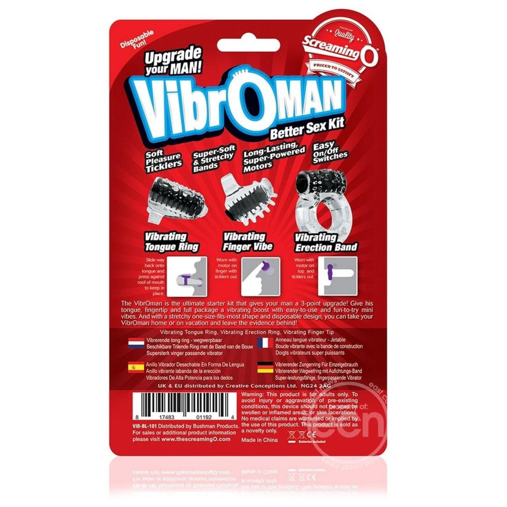 Screaming O VibrOMan-Black
