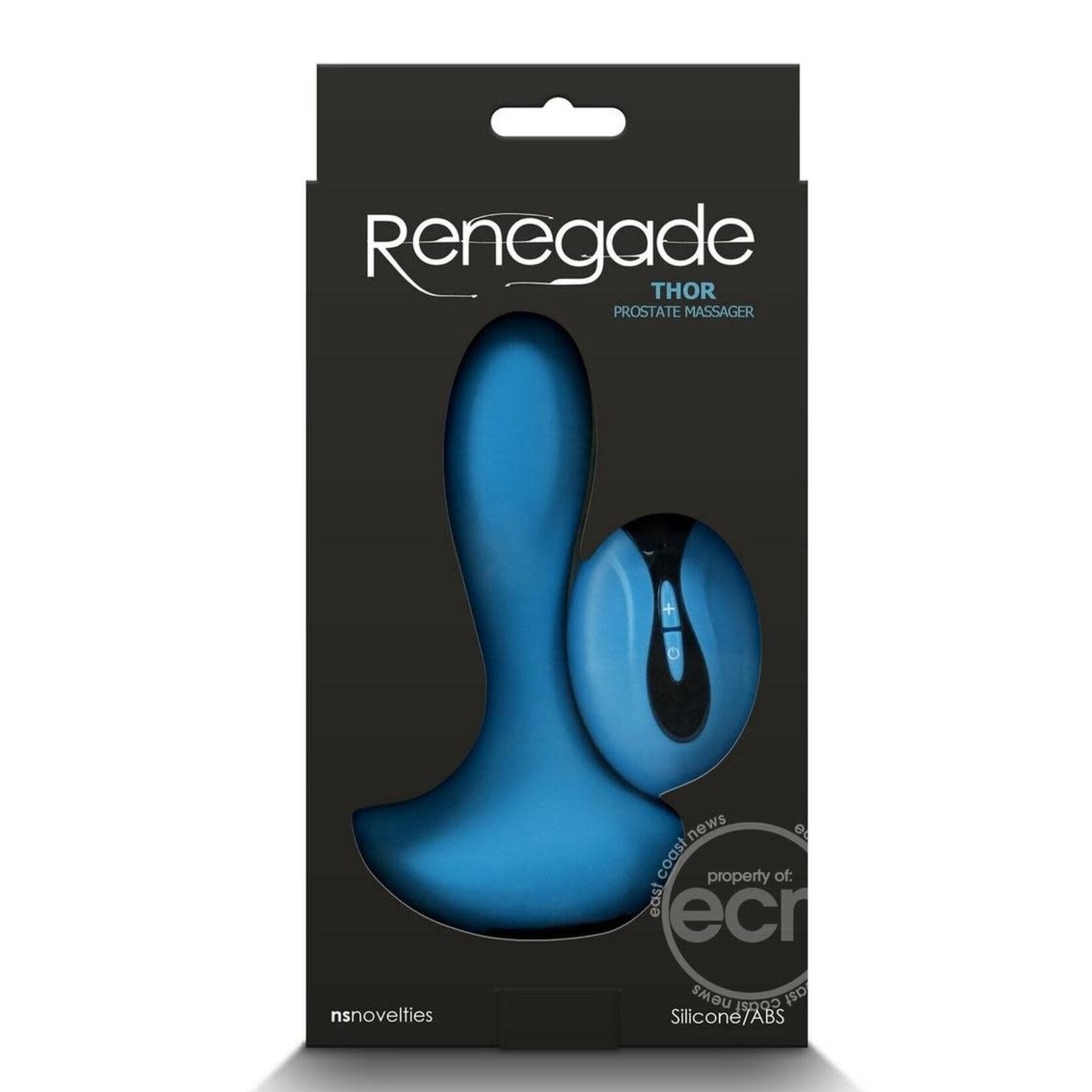 Renegade Thor Rechargeable Silicone Remote Control Prostate Massager - Teal