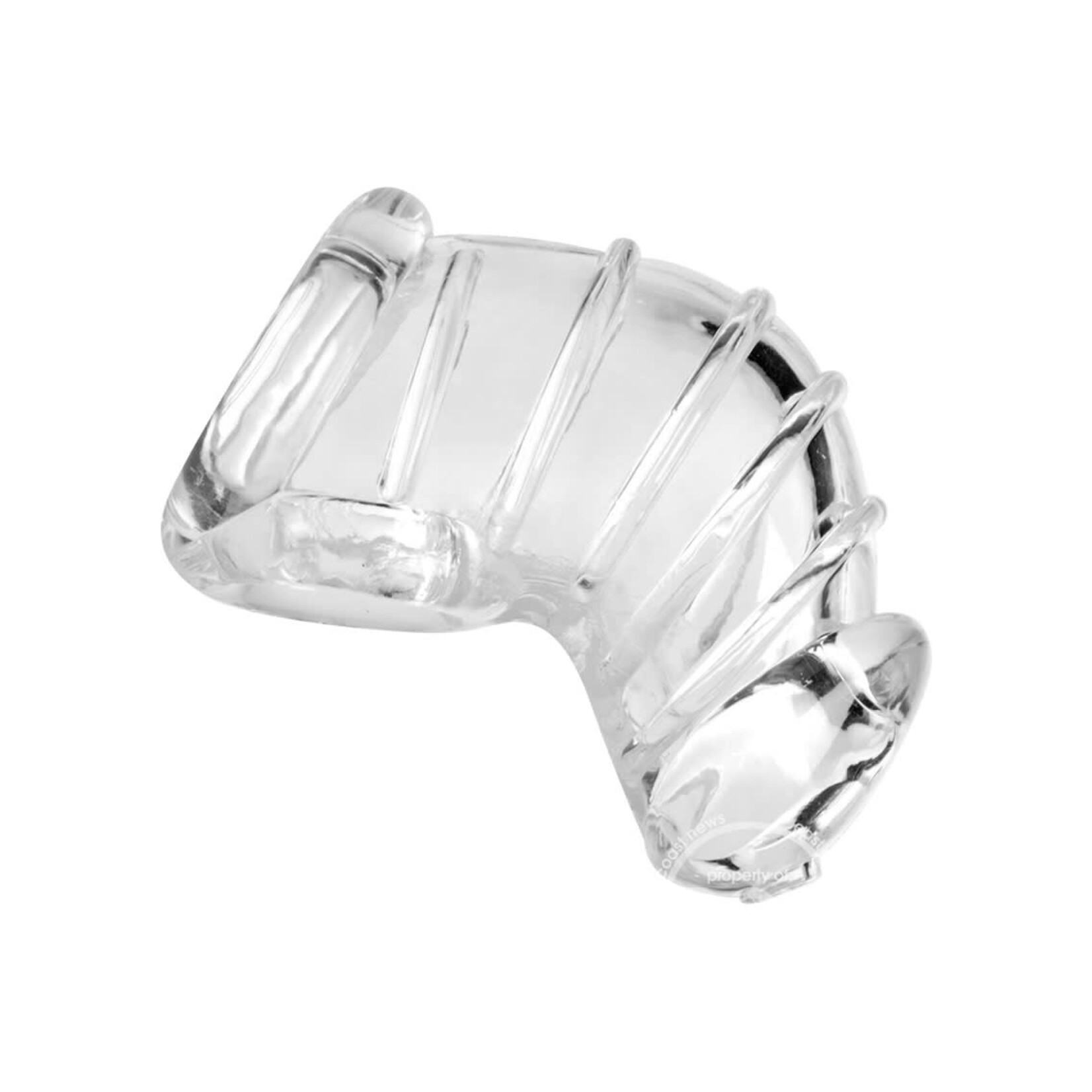 Master Series Detained Soft Body Chastity Cage - Clear