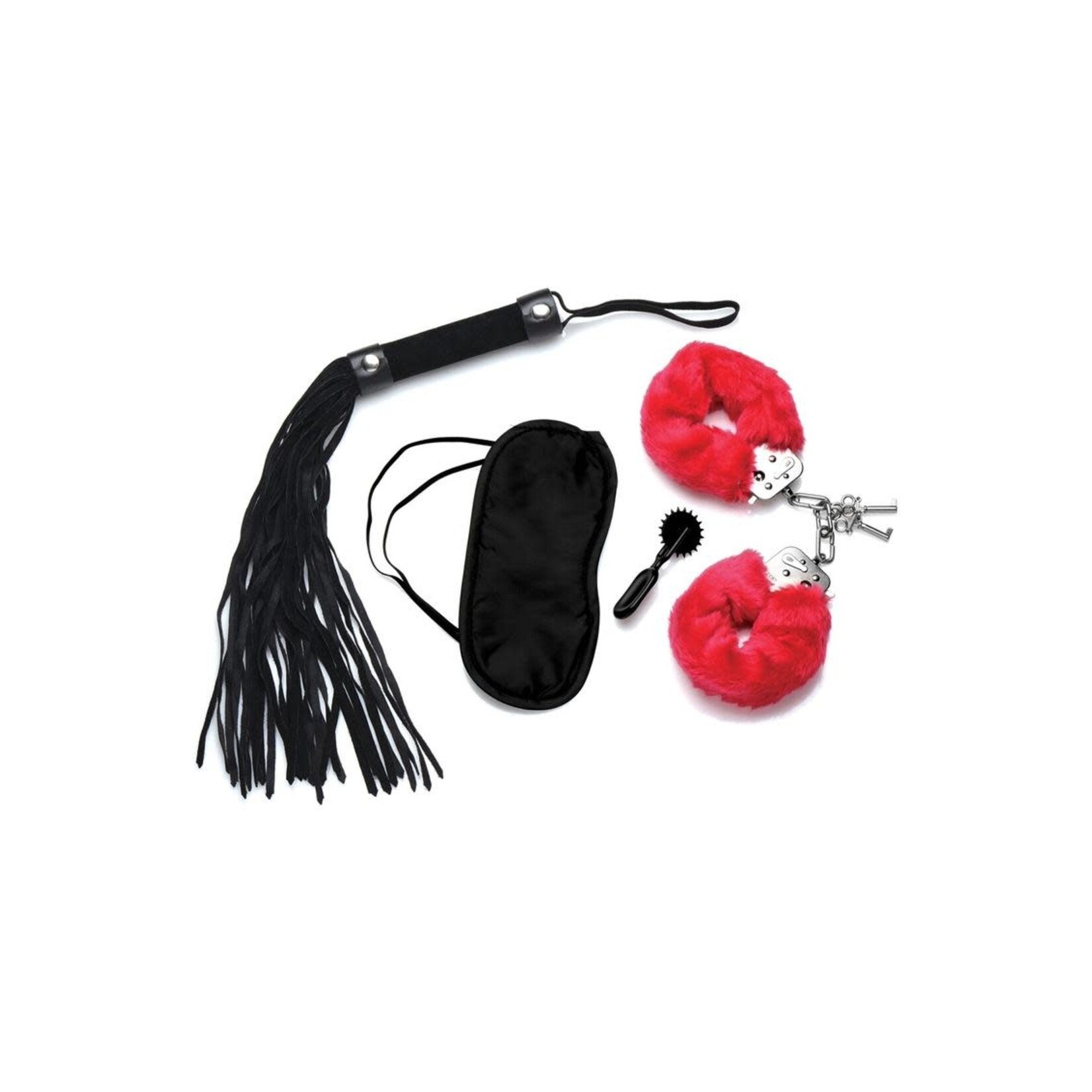 Frisky Passion Fetish Kit 4pc - Red/Black