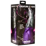Creature Cocks Grim Reaper Silicone Dildo - Purple/Silver