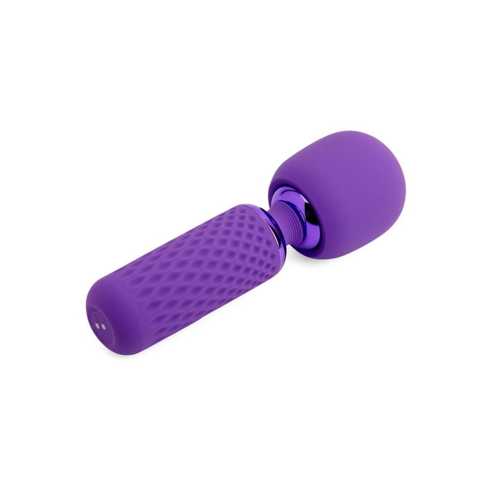 Nu Sensuelle Harlow Nubii Rechargeable Silicone Mini Heating Wand with Attachment - Purple