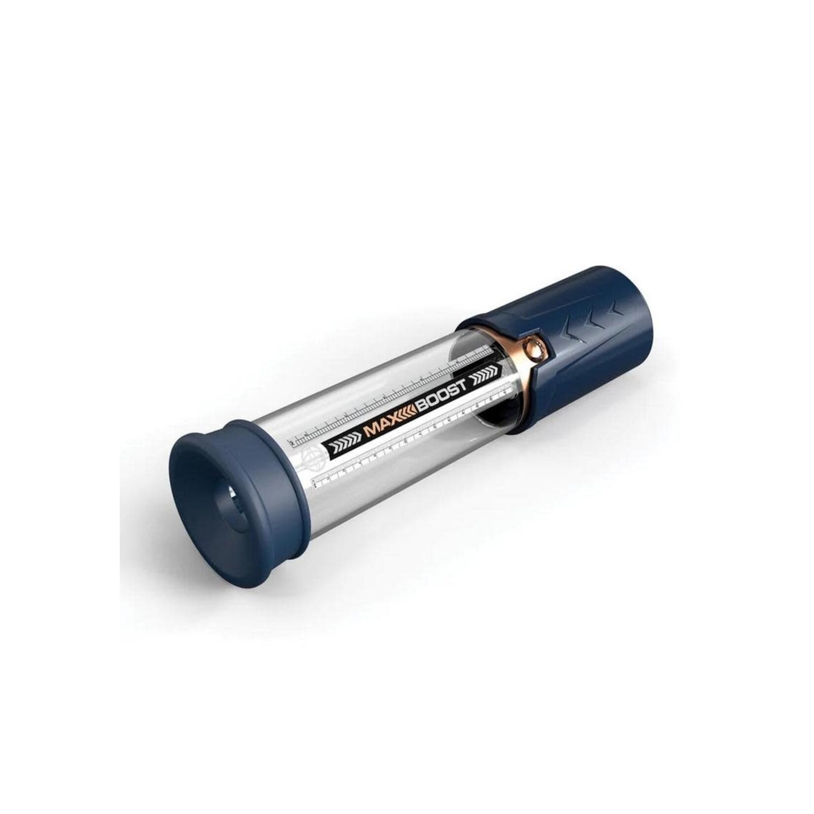 Pump Worx Max Boost Penis Pump - Blue/Clear