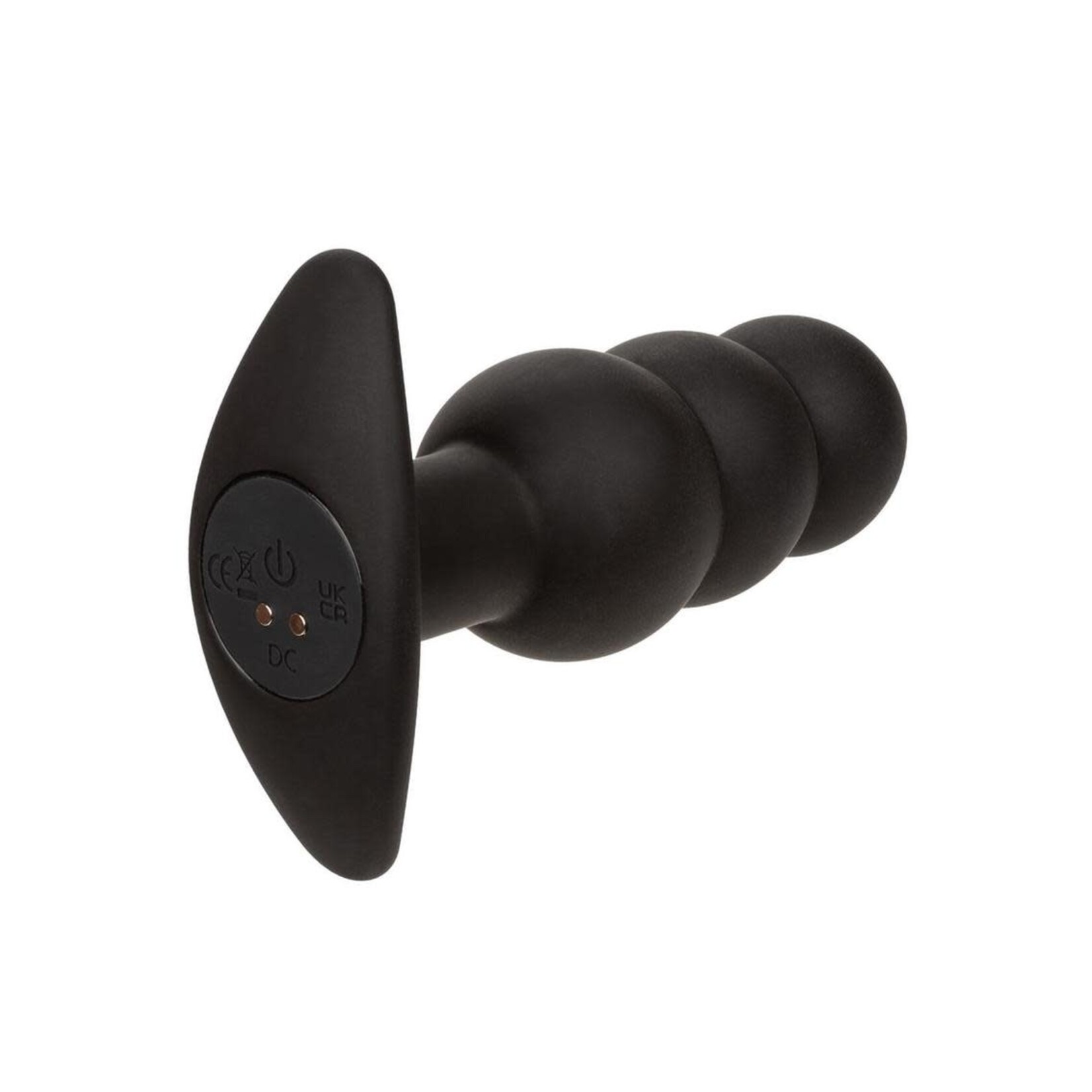 Rock Bottom Beaded Rechargeable Silicone Probe - Black
