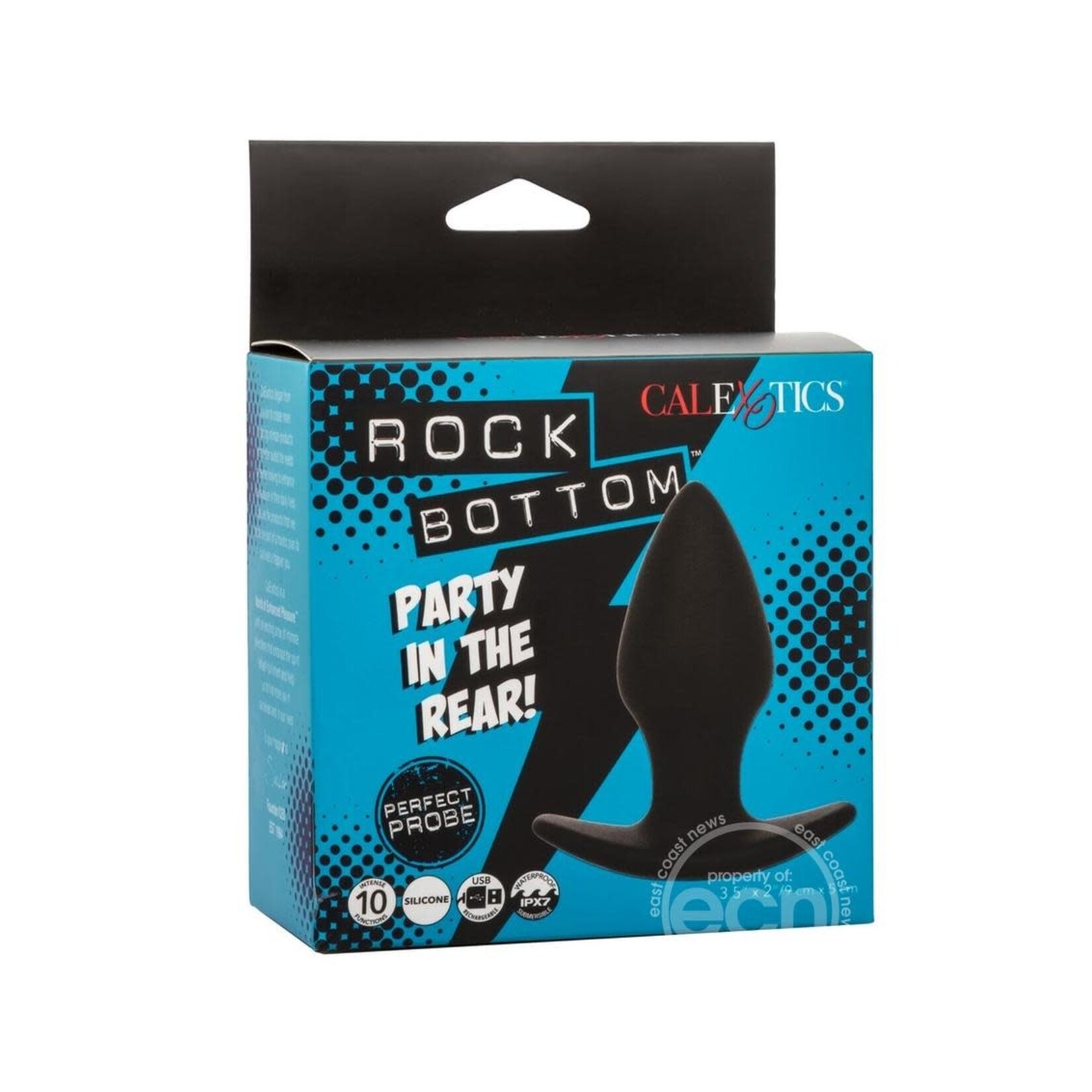 Rock Bottom Perfect Rechargeable Silicone Probe - Black