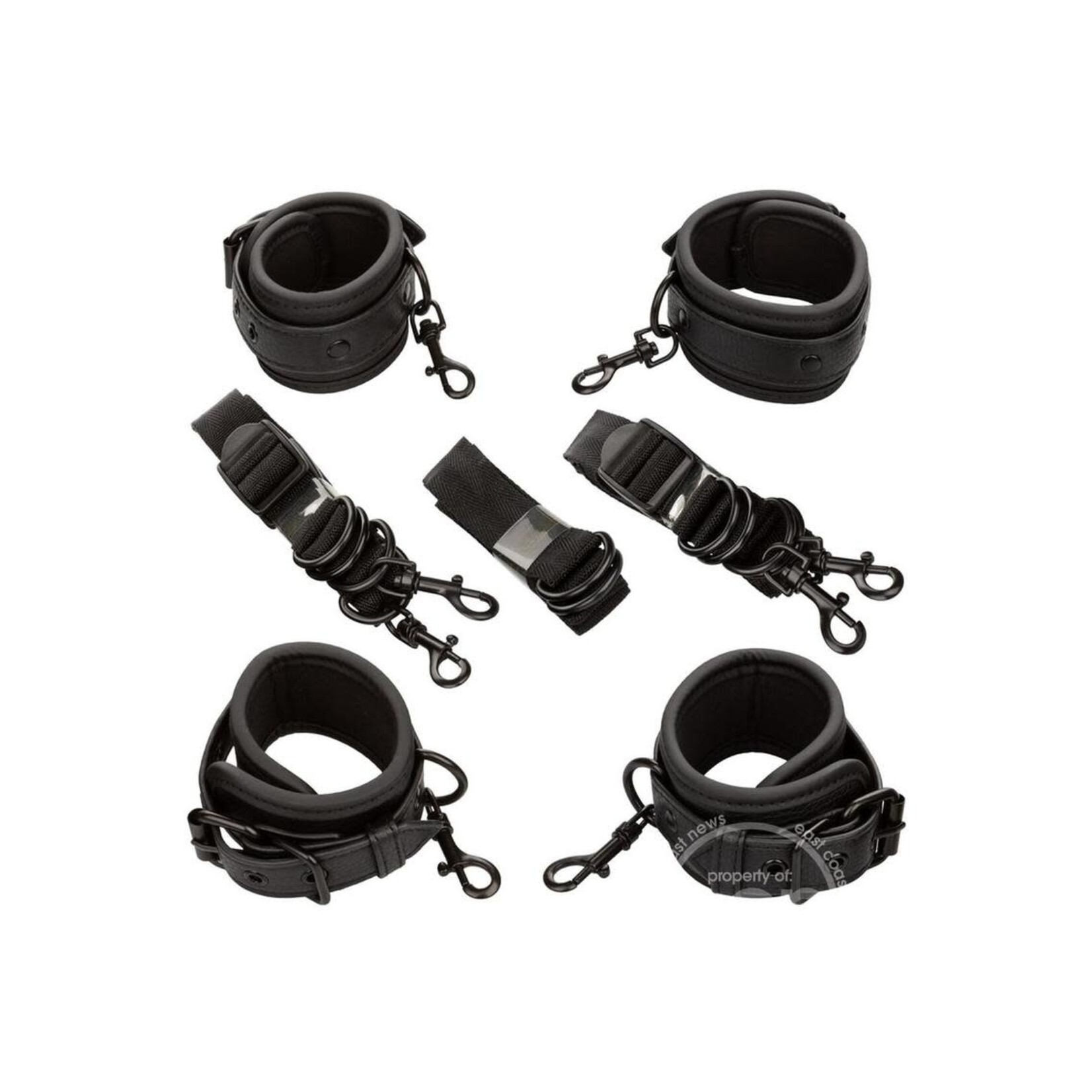Nocturnal Collection Bed Restraints - Black
