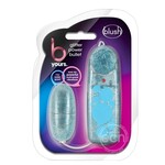 B Yours Glitter Power Bullet Vibrator with Remote Control - Blue
