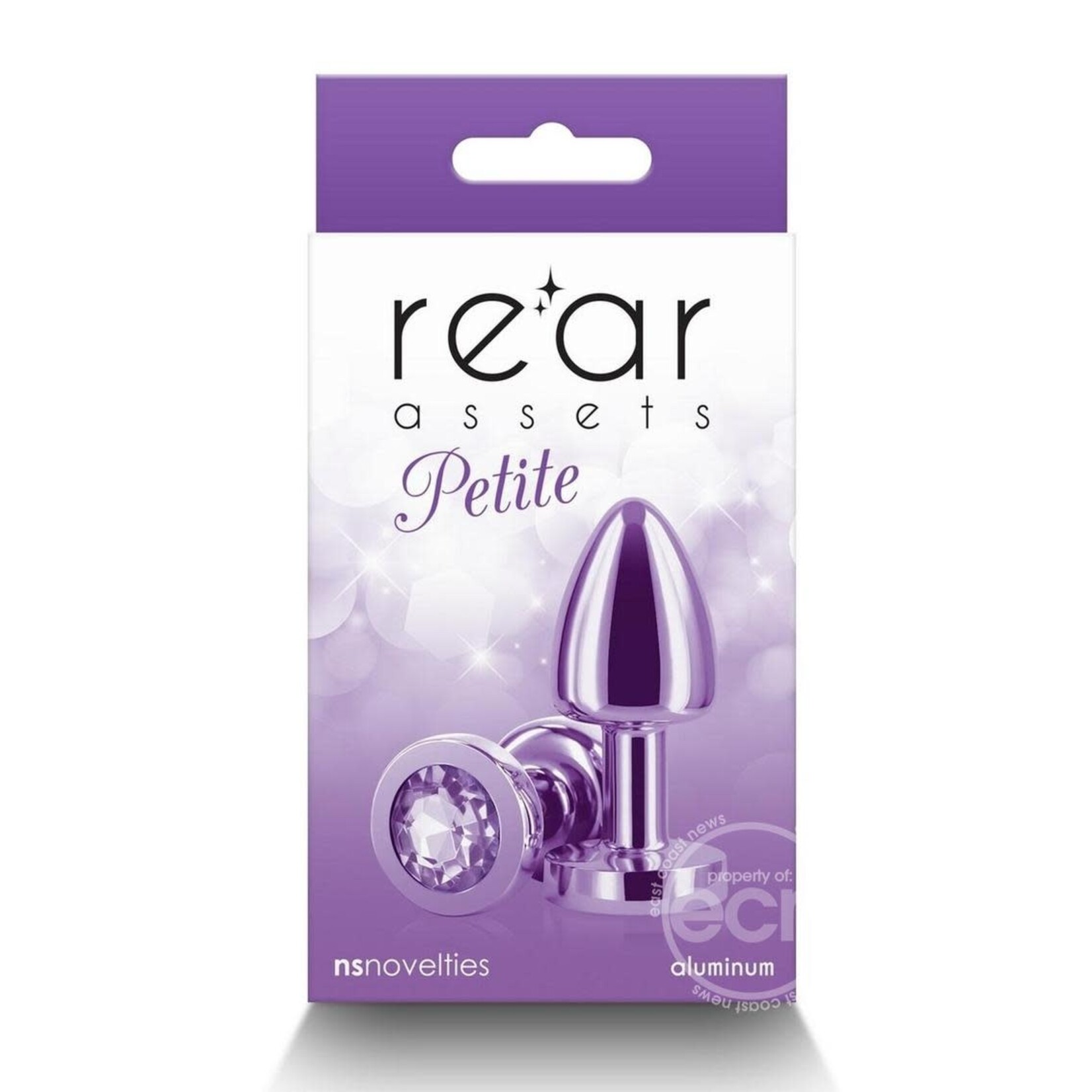 Rear Assets Aluminum Anal Plug - Petite - Purple