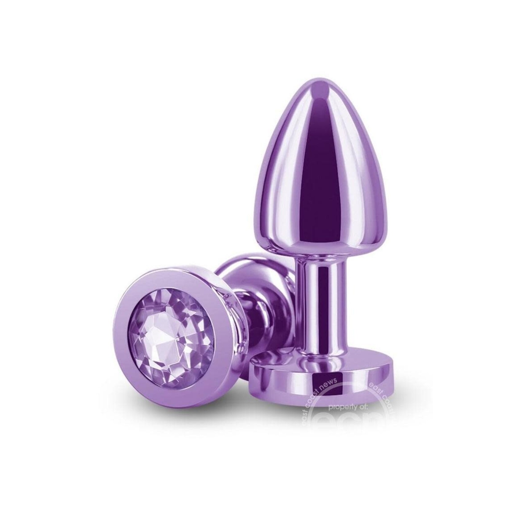 Rear Assets Aluminum Anal Plug - Petite - Purple