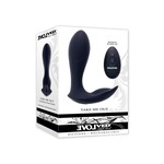 Take Me Out Rechargeable Silicone Dual Vibrator with Remote - Black