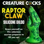 Creature Cocks Raptor Claw Fisting Silicone Dildo - Green