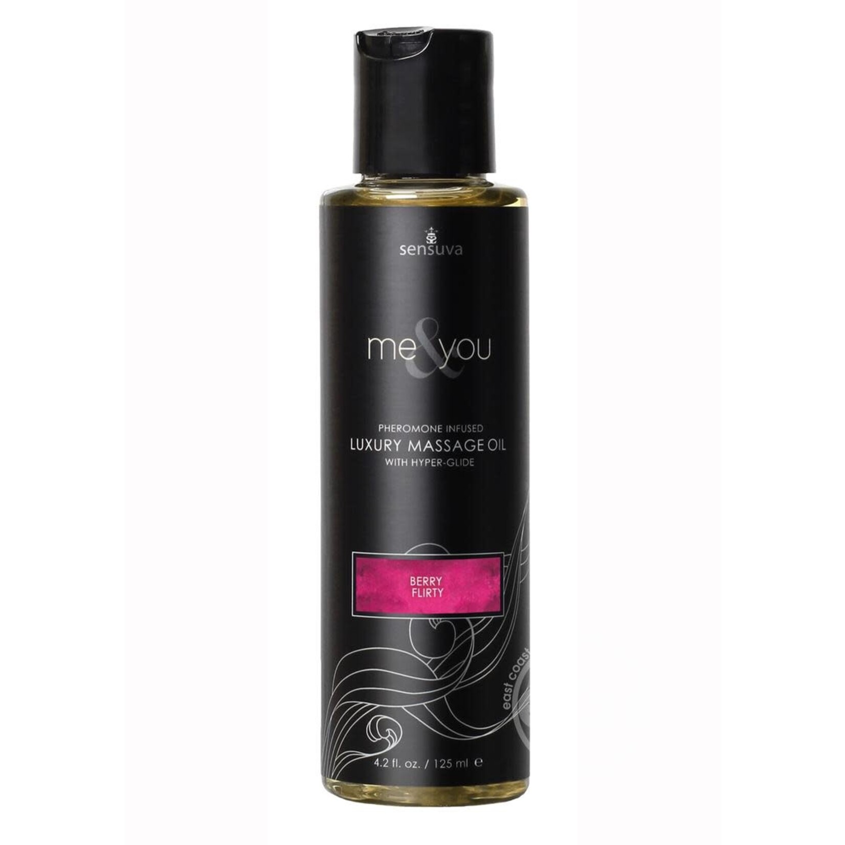 Me & You Pheromone Infused Luxury Massage Oil Berry Flirt 4.2oz
