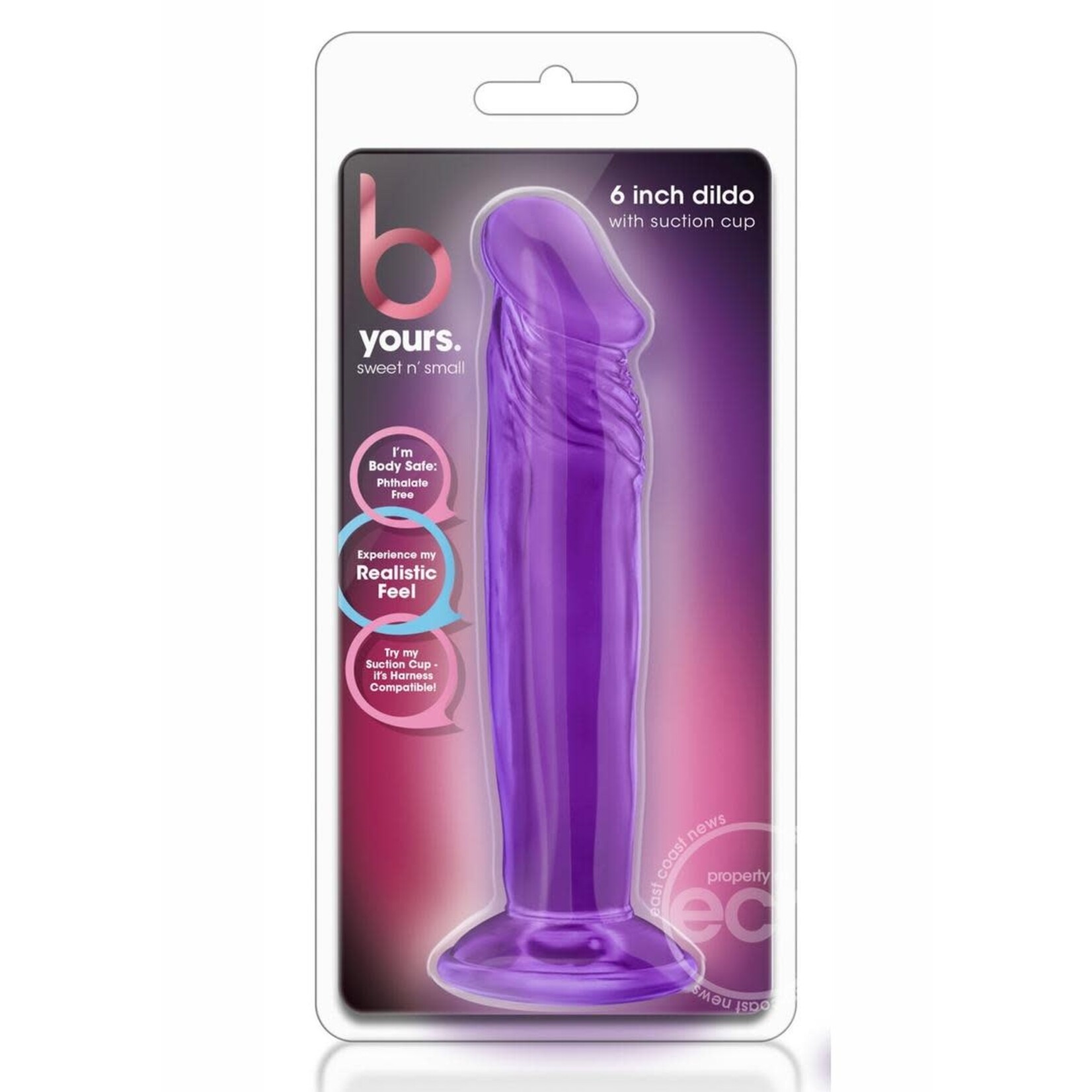 B Yours Sweet N' Small-Purple 6"
