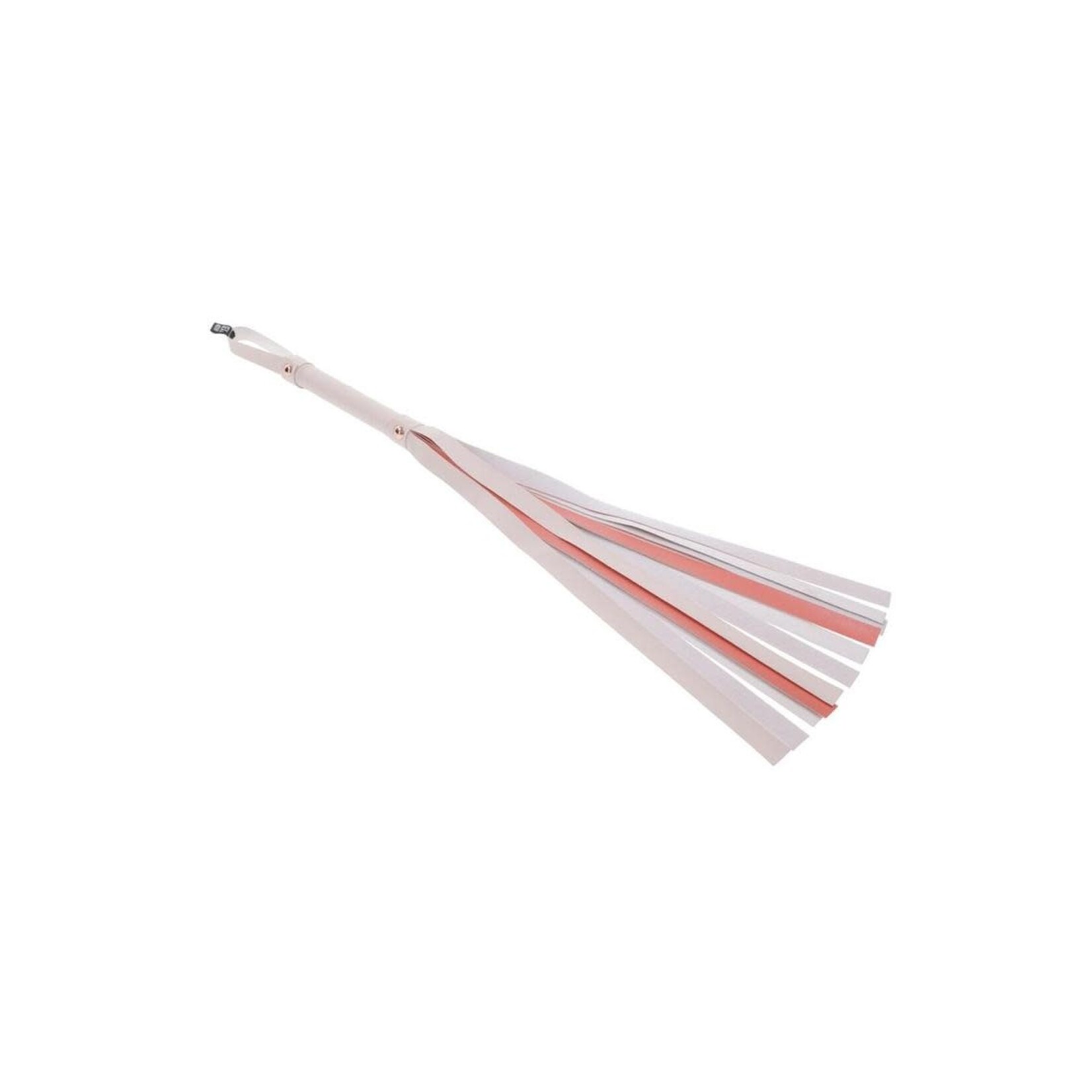 Sex & Mischief Peaches ‘n CreaMe Stripe Flogger - Ivory/Orange