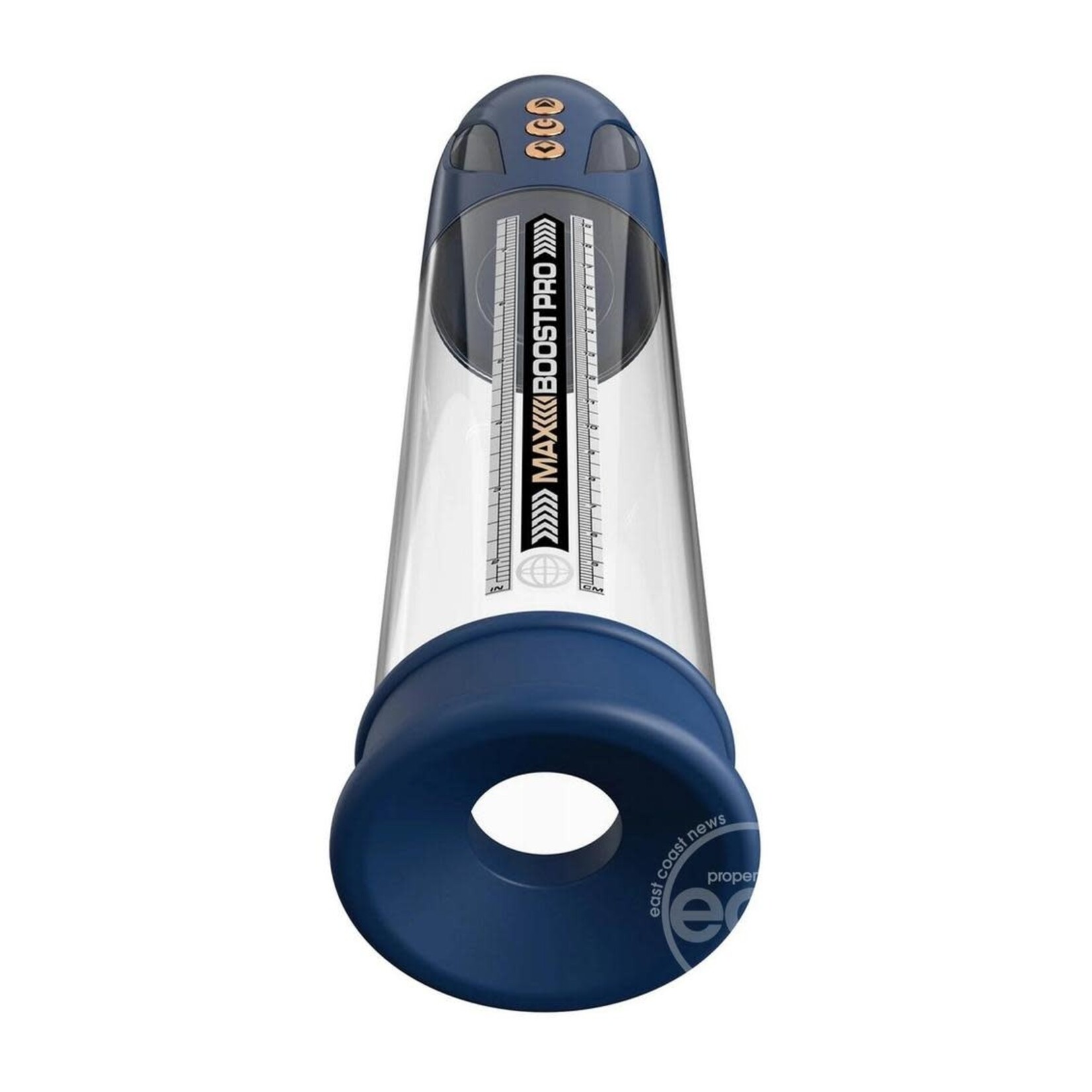Pump Worx Max Boost Pro Flow Rechargeable Penis Pump - Blue