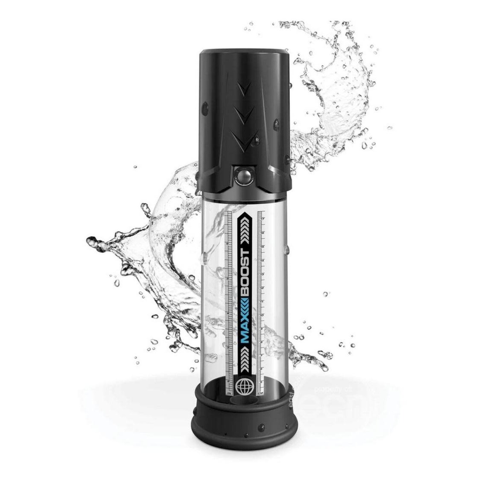 Pump Worx Max Boost Penis Pump - Black/Clear