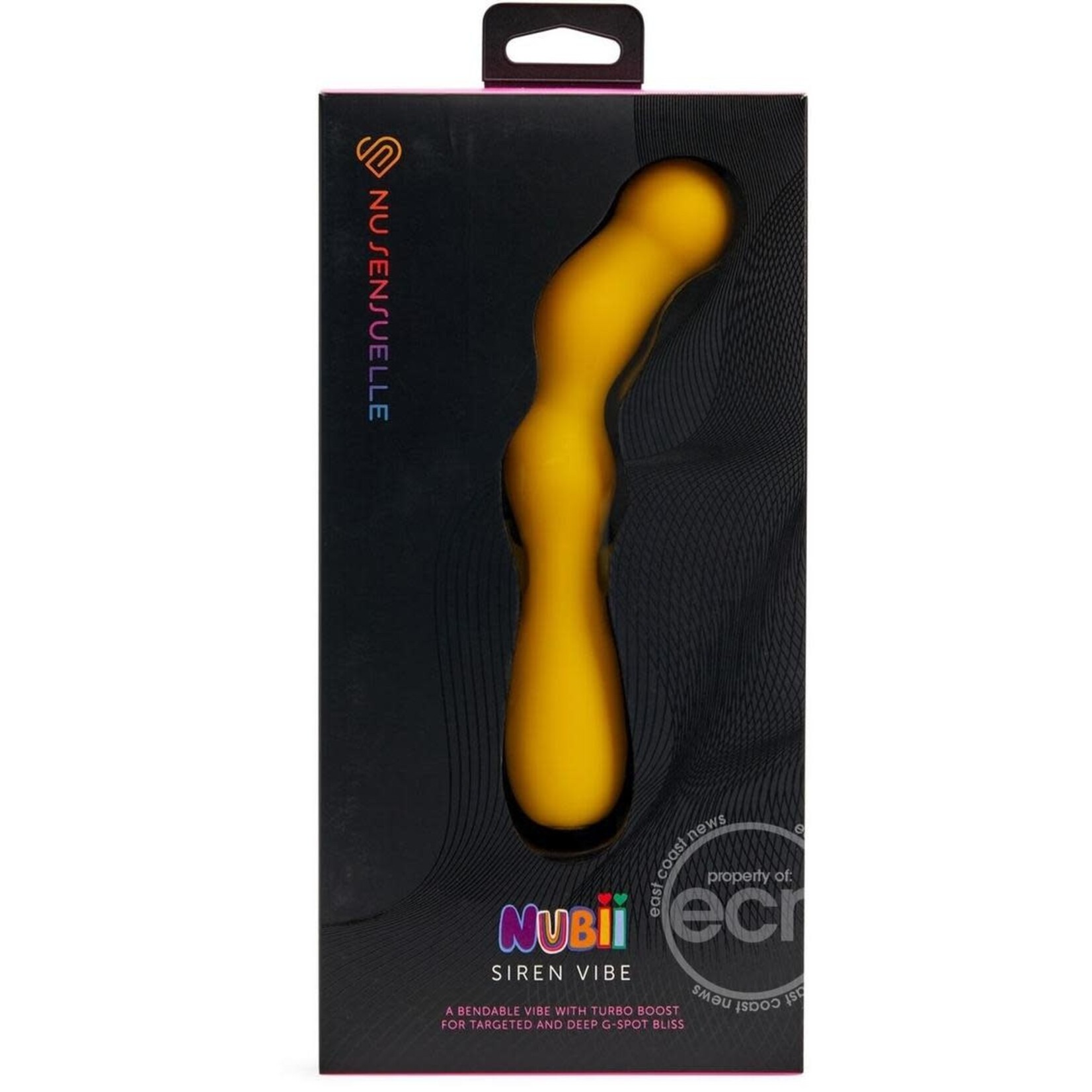 Nu Sensuelle Siren Nubii Bendable Rechargeable Silicone G-Spot Vibrator - Yellow