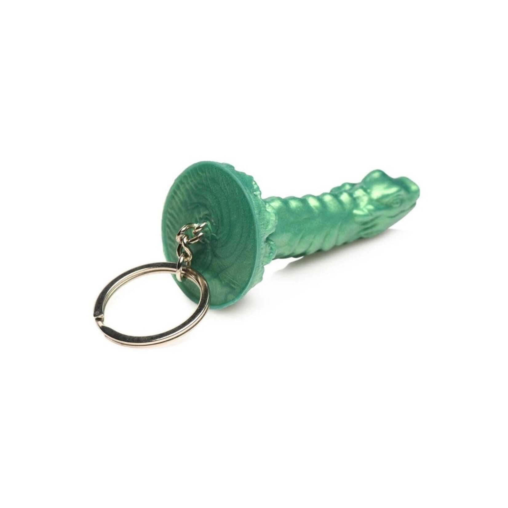 Creature Cocks Cockness Monster Keychain - Green
