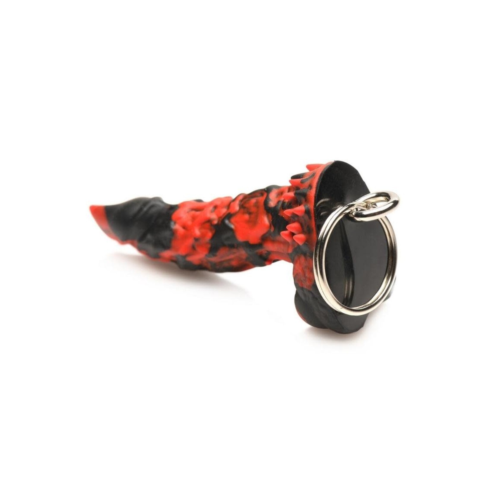 Creature Cocks Fire Demon Keychain - Red/Black
