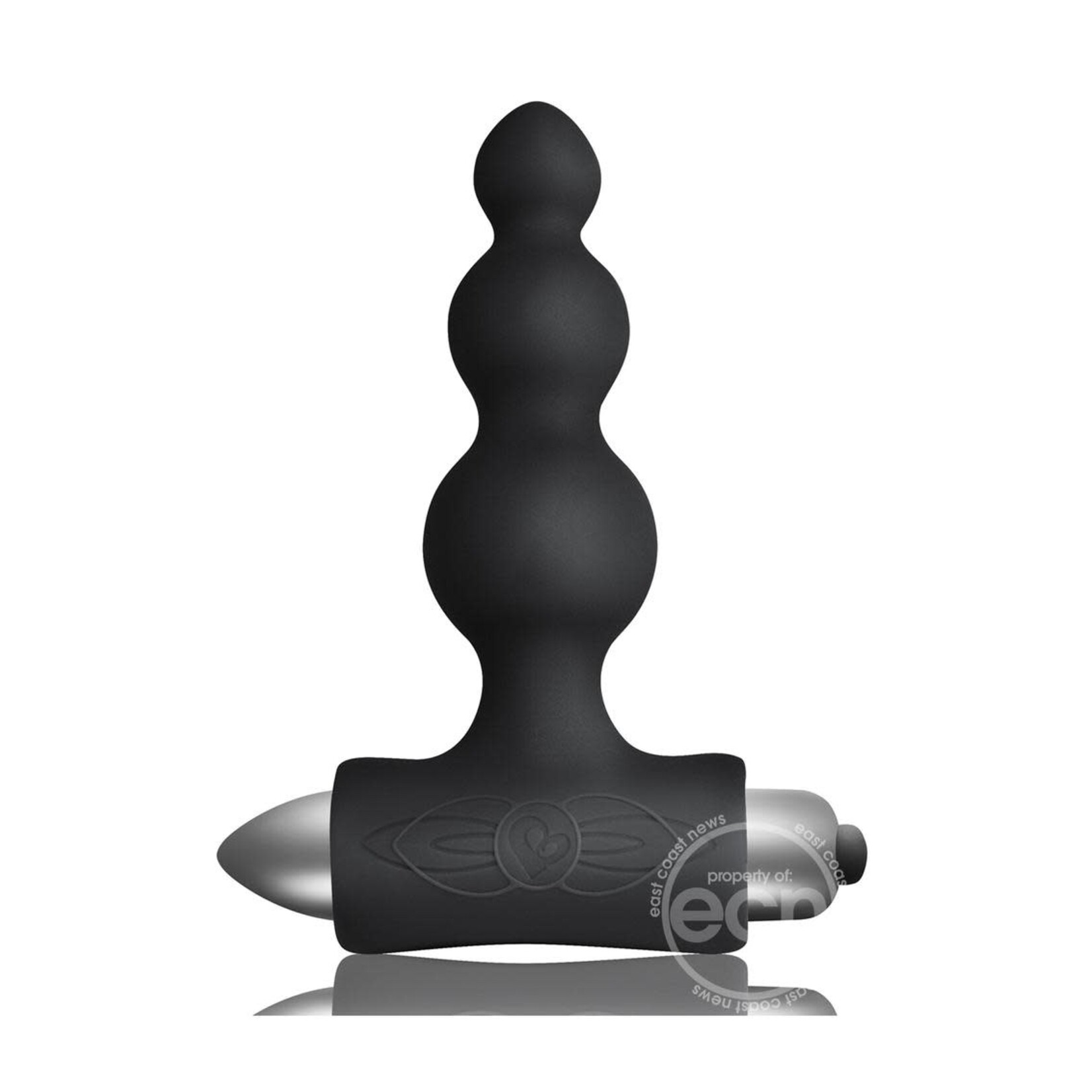 Petite Sensations Bubbles Silicone Vibrating Anal Stimulator - Black