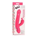 Bang! Thrusting & Vibrating Rechargeable Silicone Rabbit Vibrator - Pink