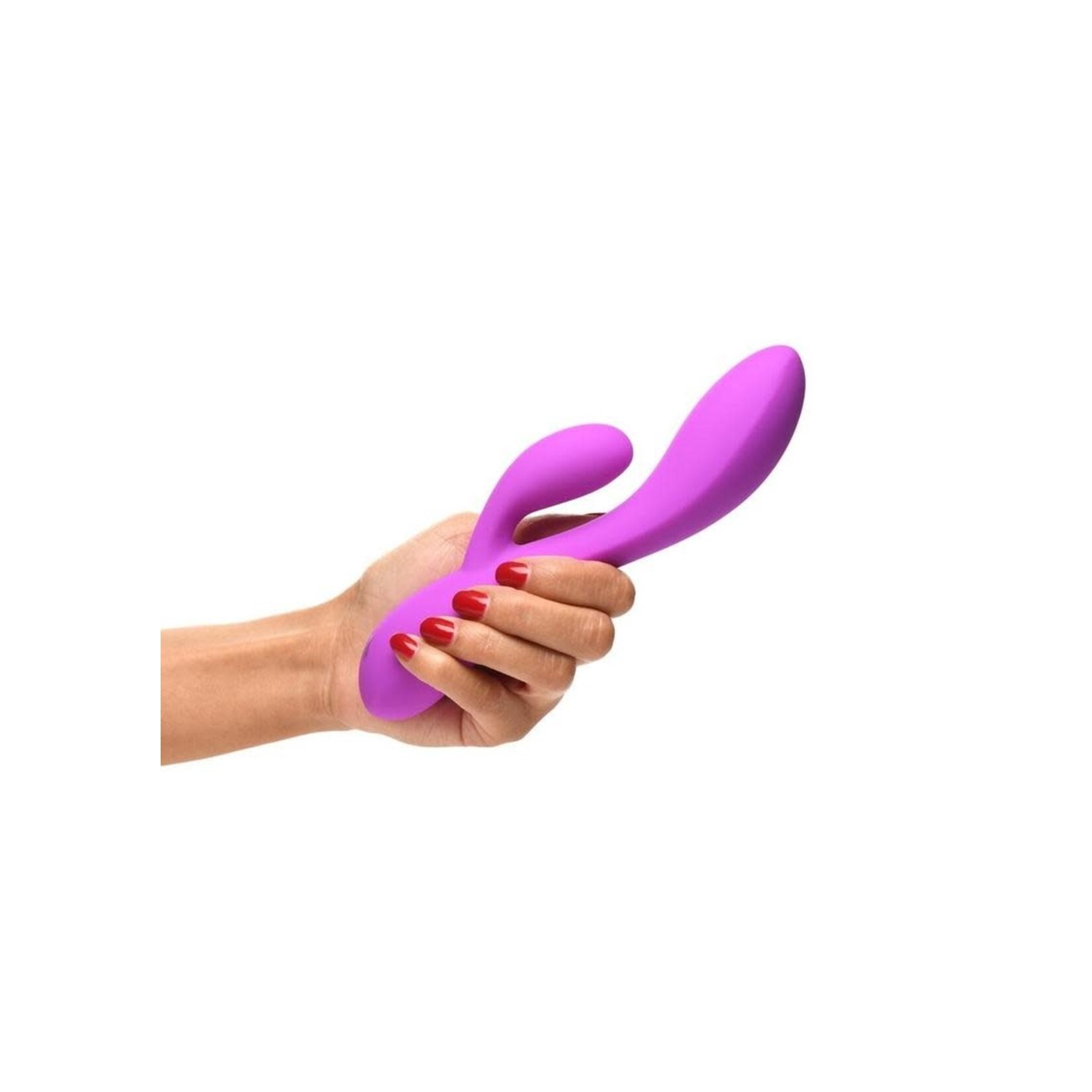 Bang! 10X Flexible Rechargeable Silicone Rabbit - Purple