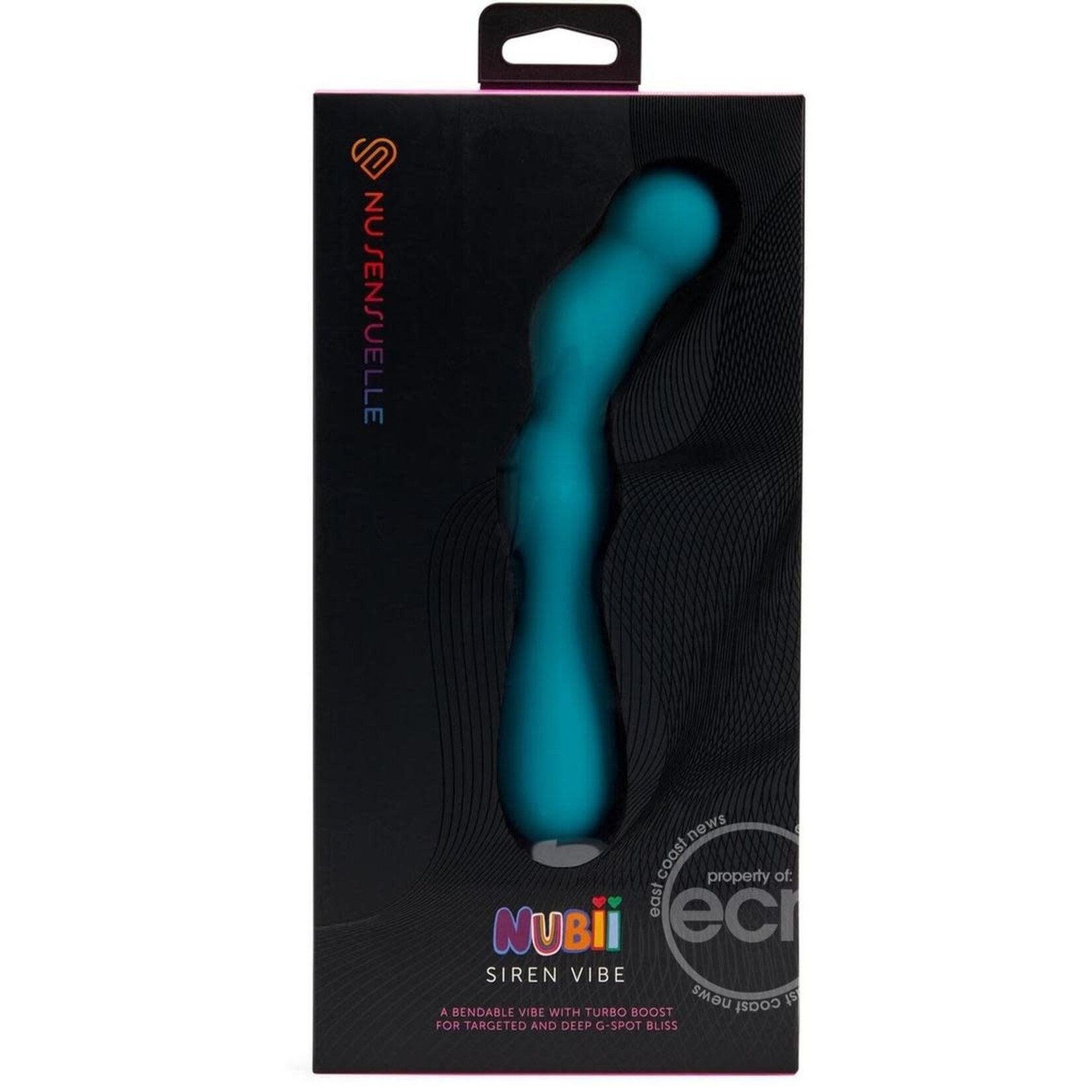 Nu Sensuelle Siren Nubii Bendable Rechargeable Silicone G-Spot Vibrator - Blue