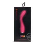 Nu Sensuelle Lola Nubii Flexibile Rechargeable Silicone Warming Vibrator - Pink/Silver