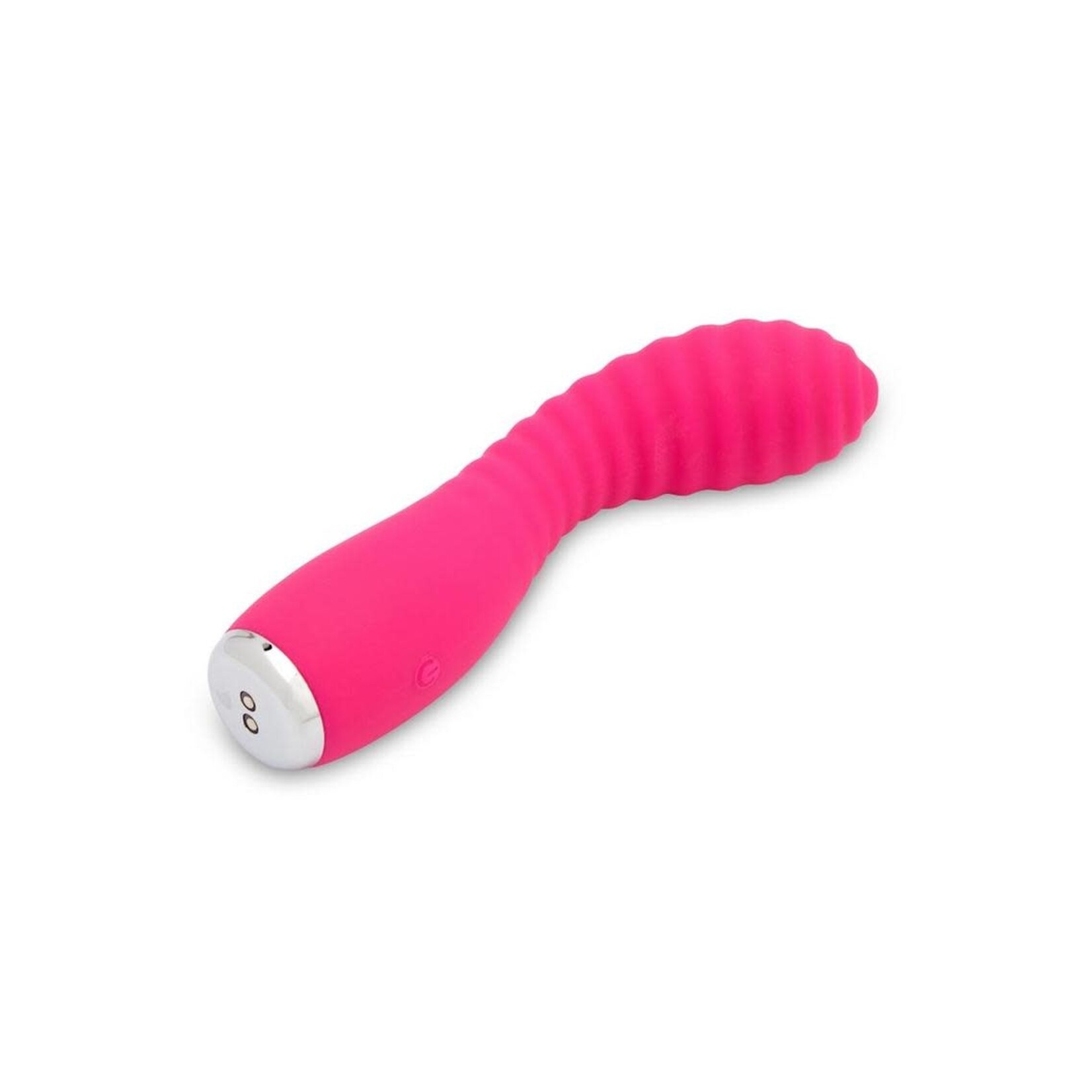 Nu Sensuelle Lola Nubii Flexibile Rechargeable Silicone Warming Vibrator - Pink/Silver